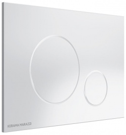 Кнопка управления Kerama marazzi для скрытых систем инсталляции белый глянец