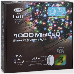 Гирлянда уличная Lotti мультиколор 1000 LED 8 эффектов 70 4 м со стартовым шнуром
