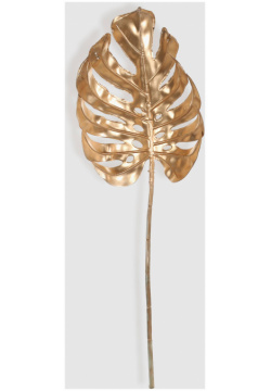 Лист пальмовый декоративный Goodwill deco металлик золотой 69 см 