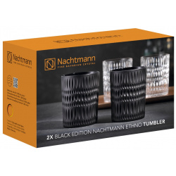 Набор стаканов низких Nachtmann Ethno черный матовый 2 шт 304 мл