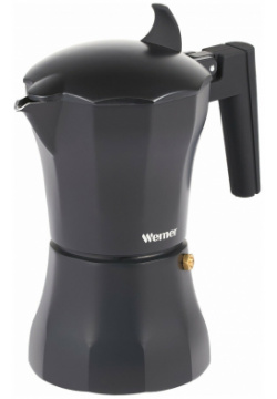 Гейзерная кофеварка Werner Infinity черная 300 мл 