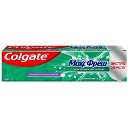 Зубная паста Colgate Макс Фреш Нежная мята с освежающими кристаллами для свежего дыхания и защиты от кариеса  100 мл