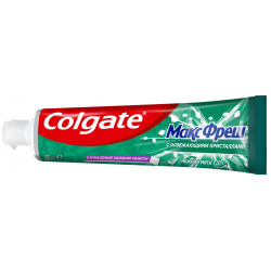 Зубная паста Colgate Макс Фреш Нежная мята с освежающими кристаллами для свежего дыхания и защиты от кариеса  100 мл