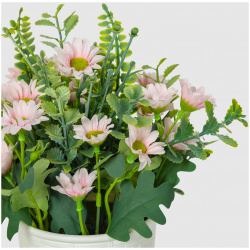 Растение искусственное Dekor pap с цветами 12x12x28 см