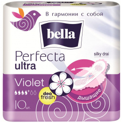 Прокладки Bella violet deo fresh  супертонкие 10 шт