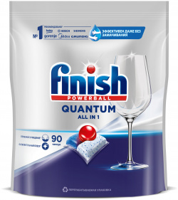 Средство для мытья посуды в посудомоечной машине Finish quantum 90 шт 