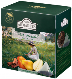 Чай Ahmad Tea Pear Strudel черный 20 пакетиков 