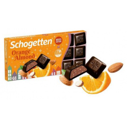 Шоколад темный Schogetten Orange Almond  100 г