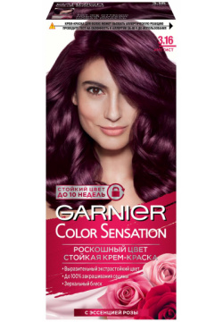 Краска для волос Garnier Color Sensation Роскошь цвета 3 16 Глубокий аметист 