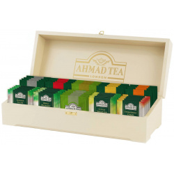 Чай Ahmad Tea коллекция в шкатулке из дерева  100 пакетиков