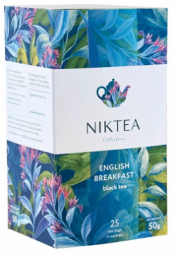 Чай черный Niktea Английский завтрак 25 x 2 г 