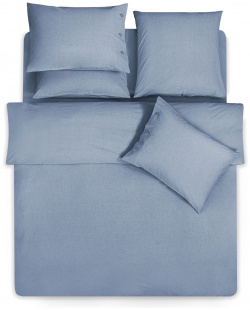 Комплект постельного белья Prime Prive Смоген Двуспальный голубой