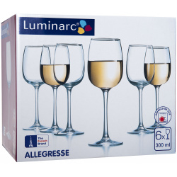 Набор бокалов Luminarc Allegresse 6 шт  300 мл ( J8164)