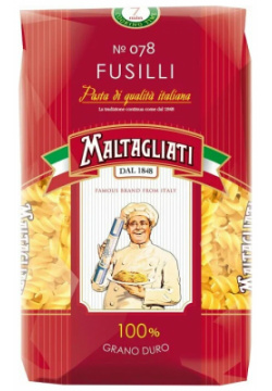 Макаронные изделия Maltagliati Fusilli №078 450 г 
