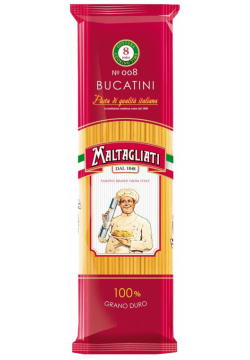 Макаронные изделия Maltagliati №008 Bucatini 450 г 