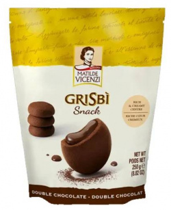 Печенье Grisbi с шоколадным кремом  250 г