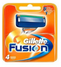 Сменные кассеты для станка Gillette Fusion Power 4шт 