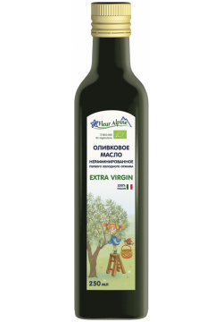 Оливковое масло детское Fleur Alpine Extra Virgin  с 6 месяцев 250 мл