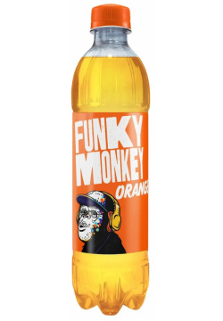Напиток газированный Funky Monkey Orange  0 5 л