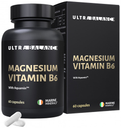 БАД Витамин магний Б6 Ultrabalance 60 капсул UB 30 г 