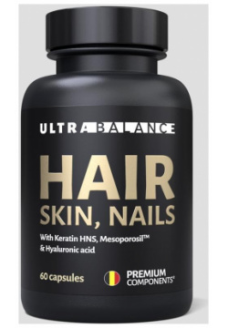 БАД Бьюти витамины Ultrabalance 60 капсул UB 45 г Hair