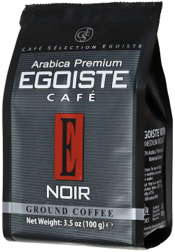 Кофе молотый Egoiste Noir 100 г 