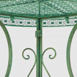 Стол садовый декоративный Anxi jiacheng 52x52x66 см оливковый