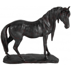 Фигурка Glasar Лошадь 39x9x36см Эта статуя отражает великолепие лошади с ее