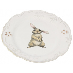 Блюдо сервировочное овальное Myatashop Rabbits collection 36 см 