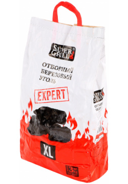 Уголь березовый 3 кг Supergrill expert 