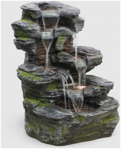 Фонтан Haomei Fountain водопад с подсветкой 55х56х67 5 см 