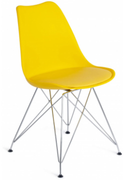 Стул TC Tulip Iron Chair 54 5x48x83 5 см желтый из