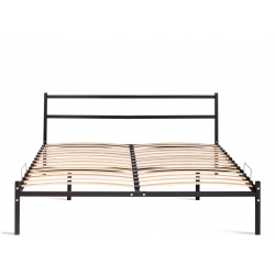 Кровать ТС Marco двуспальная металлическая черная 160х200 см TC
