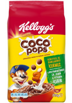 Готовый завтрак Kelloggs Coco Pops шоколадные шарики 225 г 