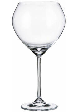 Набор бокалов для красного вина Crystalite Bohemia Carduelis 640 мл 6 шт 