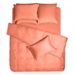 Комплект постельного белья Estia Орнелла Полуторный оранжевый