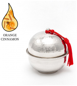 Аромасвеча Nour Bougie Luna orange cinnamon 223 г 
