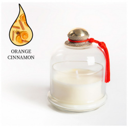 Аромасвеча Nour Bougie Le dome orange cinnamon 743 г Волшебный аромат апельсина