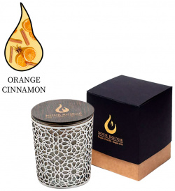 Аромасвеча Nour Bougie Stockholm orange cinnamon 450 г 