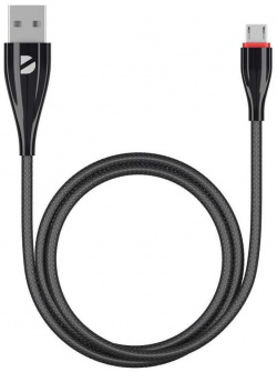 USB кабель Deppa  Ceramic (m) micro 1 м (72285) чёрный