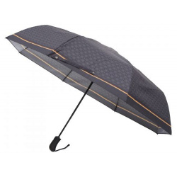 Зонт Ferre Milano 1109972 6036 из серой ткани с узором в ромб от
