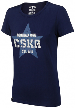 Футболка женская "CSKA  Звезда" (XS) ПФК ЦСКА CSK 1621W00026