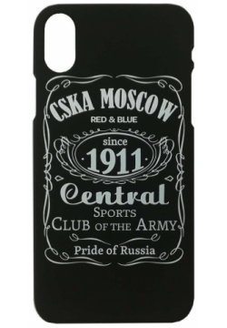 Клип кейс для iPhone "CSKA MOSCOW 1911" cover  цвет чёрный (IPhone 5/5S) ПФК ЦСКА 74043001