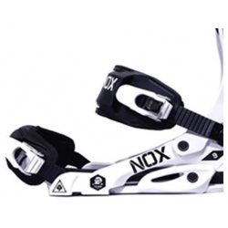 Крепления для сноуборда Nox Team Alu White/Black 