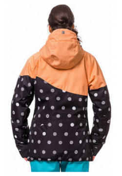Куртка для сноуборда Horsefeathers Womens Jacket Coralie Black Dots 