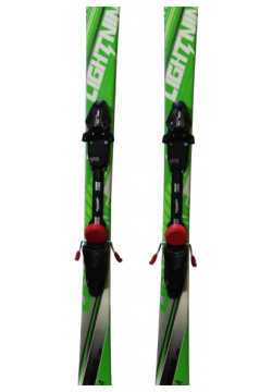 Горные лыжи с креплениями Lightning Xwing 72 Green/White + кр  Snoway SX 10