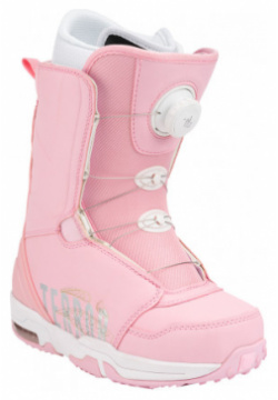 Ботинки сноубордические Terror Snow Tr X Boa Pink Полностью обновленные