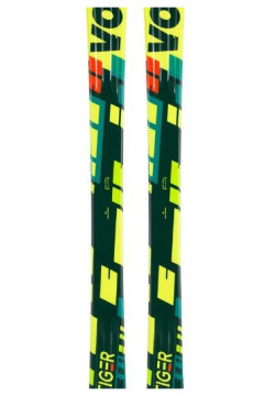 Горные лыжи с креплениями Volkl Jr Racetiger SL Yellow Flat  + кр M 4 5