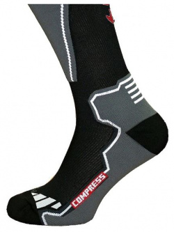 Носки горнолыжные Blizzard Compress 85 Ski Socks Black/Grey 