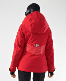 Куртка горнолыжная Alpha Endless W 9262 Dark Red • Утепленная модель впечатляет